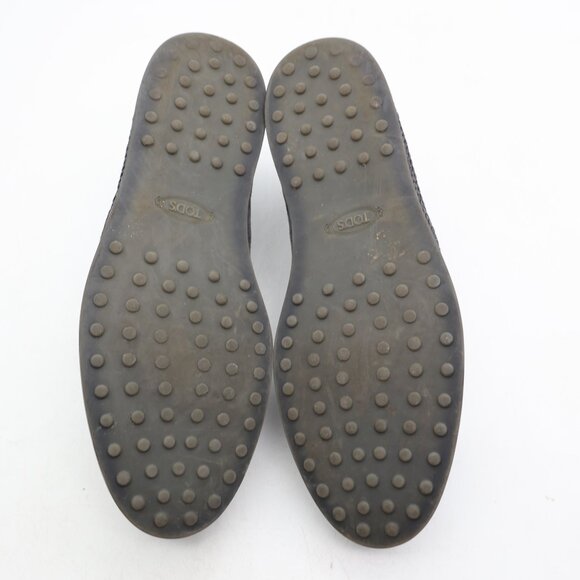 Tod's Espadrilles Gray Suede Shoes Men's Size UK 8.5 Slip On Comfort Loafer - Picture 9 of 11